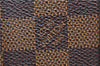 Authentic Louis Vuitton Damier Compact Zip Bifold Wallet Purse N61668 LV J2092