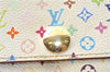 Auth Louis Vuitton Monogram Multicolor Portefeuille Sarah Wallet M93532 LV J2093