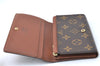 Auth Louis Vuitton Monogram Porte Monnaie Billets Tresor Wallet M61730 LV J2095