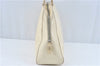 Authentic PRADA Leather Shoulder Hand Bag Ivory J2099