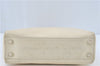 Authentic PRADA Leather Shoulder Hand Bag Ivory J2099
