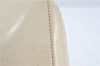 Authentic PRADA Leather Shoulder Hand Bag Ivory J2099