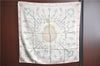 Authentic HERMES Carre 90 Scarf "LES CLES" Silk Pink J2102