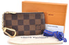 Authentic Louis Vuitton Damier Pochette Cles Coin Case Purse N62658 LV Box J2107