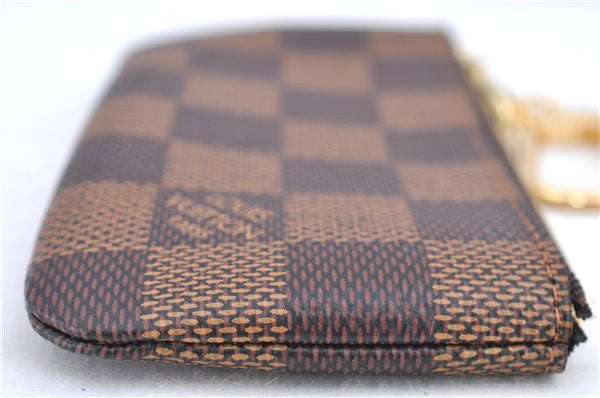 Authentic Louis Vuitton Damier Pochette Cles Coin Case Purse N62658 LV Box J2107