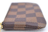 Authentic Louis Vuitton Damier Pochette Cles Coin Case Purse N62658 LV Box J2107