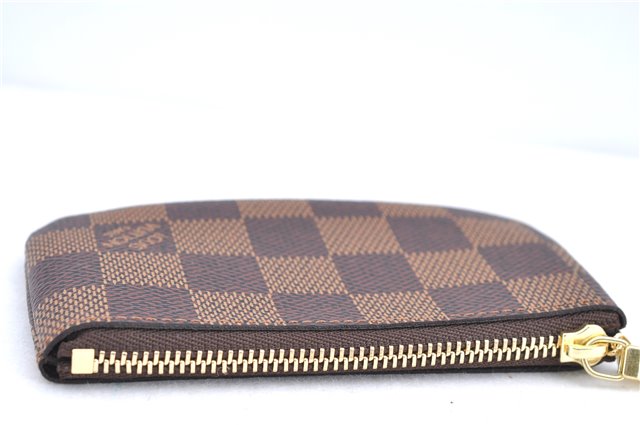 Authentic Louis Vuitton Damier Pochette Cles Coin Case Purse N62658 LV Box J2107
