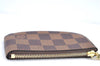 Authentic Louis Vuitton Damier Pochette Cles Coin Case Purse N62658 LV Box J2107