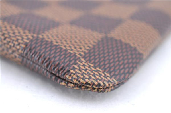 Authentic Louis Vuitton Damier Pochette Cles Coin Case Purse N62658 LV Box J2107