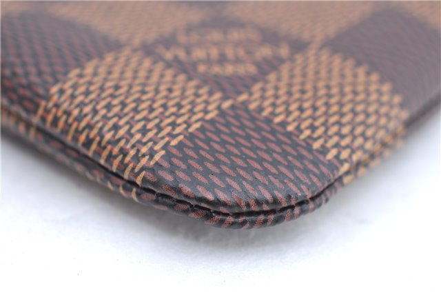 Authentic Louis Vuitton Damier Pochette Cles Coin Case Purse N62658 LV Box J2107