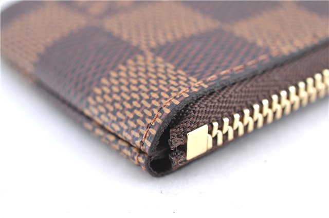 Authentic Louis Vuitton Damier Pochette Cles Coin Case Purse N62658 LV Box J2107
