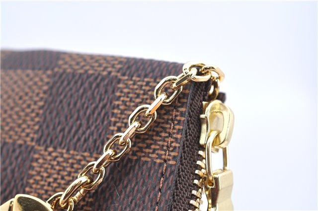 Authentic Louis Vuitton Damier Pochette Cles Coin Case Purse N62658 LV Box J2107