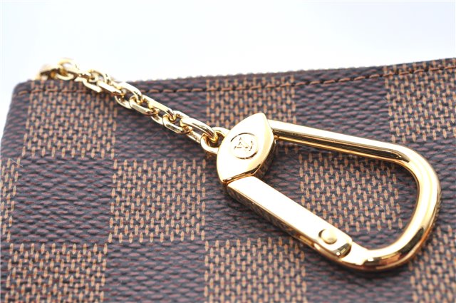 Authentic Louis Vuitton Damier Pochette Cles Coin Case Purse N62658 LV Box J2107