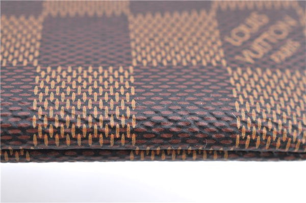 Authentic Louis Vuitton Damier Pochette Cles Coin Case Purse N62658 LV Box J2107