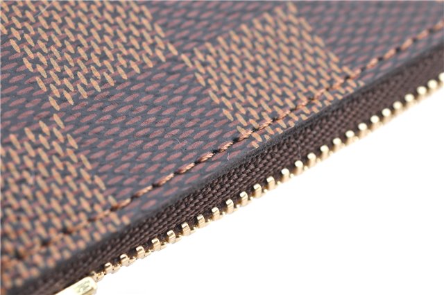Authentic Louis Vuitton Damier Pochette Cles Coin Case Purse N62658 LV Box J2107