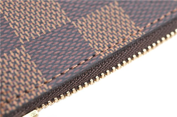 Authentic Louis Vuitton Damier Pochette Cles Coin Case Purse N62658 LV Box J2107