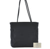 Authentic PRADA Nylon Tessuto Shoulder Tote Bag B8486 Black J2109