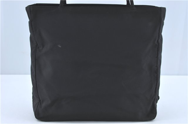 Authentic PRADA Nylon Tessuto Shoulder Tote Bag B8486 Black J2109