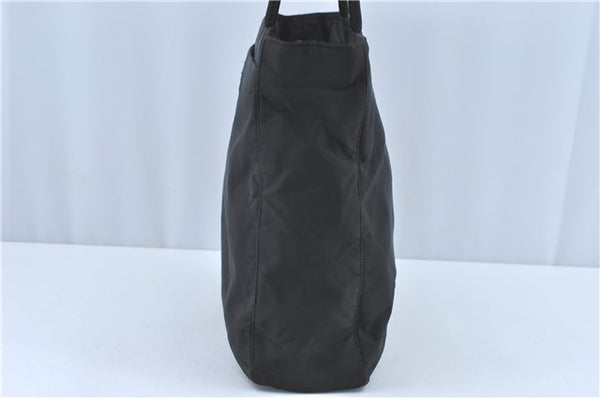 Authentic PRADA Nylon Tessuto Shoulder Tote Bag B8486 Black J2109