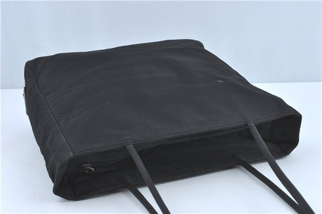 Authentic PRADA Nylon Tessuto Shoulder Tote Bag B8486 Black J2109
