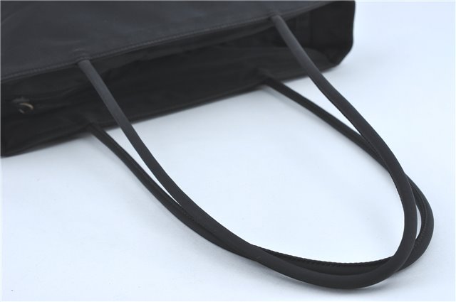 Authentic PRADA Nylon Tessuto Shoulder Tote Bag B8486 Black J2109