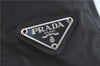 Authentic PRADA Nylon Tessuto Shoulder Tote Bag B8486 Black J2109