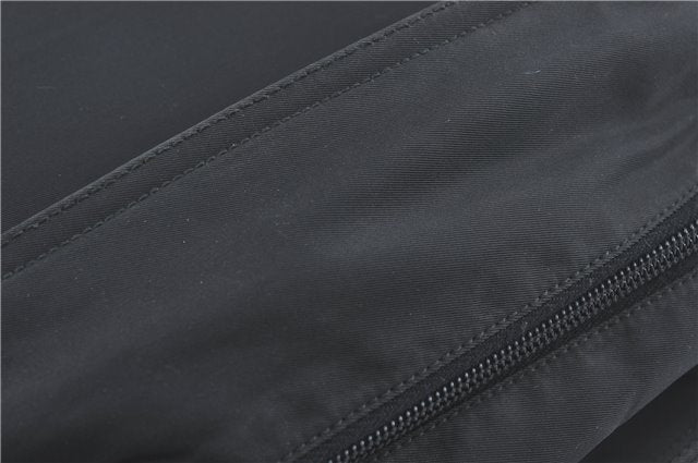 Authentic PRADA Nylon Tessuto Shoulder Tote Bag B8486 Black J2109