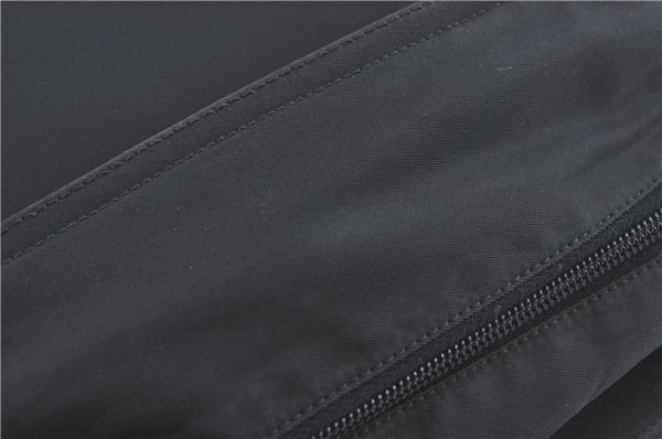 Authentic PRADA Nylon Tessuto Shoulder Tote Bag B8486 Black J2109