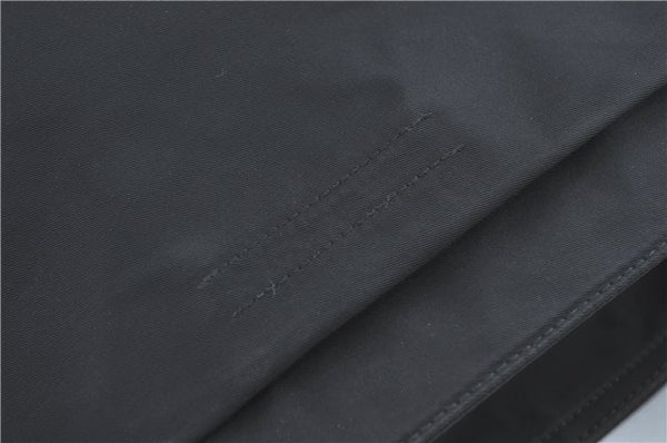Authentic PRADA Nylon Tessuto Shoulder Tote Bag B8486 Black J2109