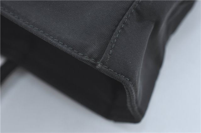Authentic PRADA Nylon Tessuto Shoulder Tote Bag B8486 Black J2109