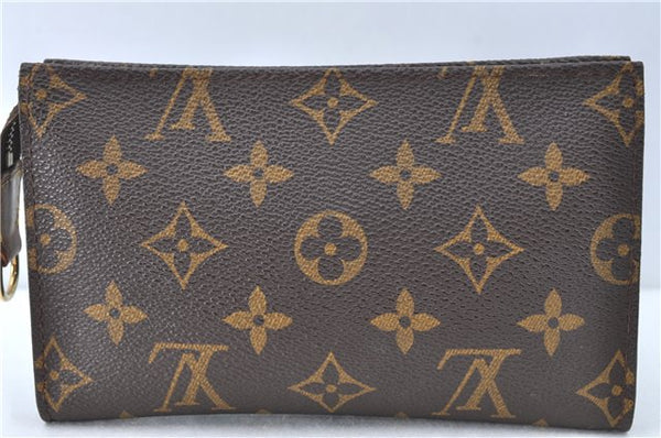 Authentic Louis Vuitton Monogram Pouch For Bucket PM LV J2111