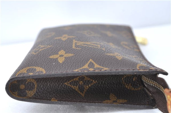Authentic Louis Vuitton Monogram Pouch For Bucket PM LV J2111