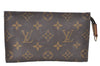 Authentic Louis Vuitton Monogram Pouch For Bucket PM LV J2112