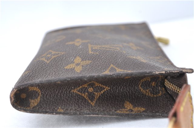Authentic Louis Vuitton Monogram Pouch For Bucket PM LV J2112