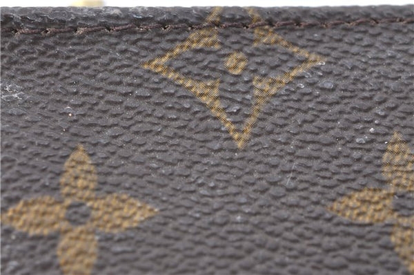 Authentic Louis Vuitton Monogram Pouch For Bucket PM LV J2112