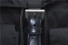 Authentic PRADA Nylon Leather Backpack Black J2113