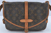 Auth Louis Vuitton Monogram Saumur 30 Shoulder Cross Body Bag M42256 LV J2115