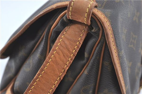 Auth Louis Vuitton Monogram Saumur 30 Shoulder Cross Body Bag M42256 LV J2115