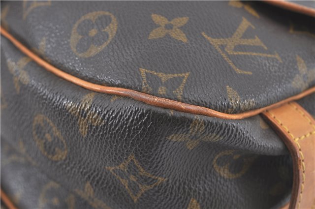 Auth Louis Vuitton Monogram Saumur 30 Shoulder Cross Body Bag M42256 LV J2115