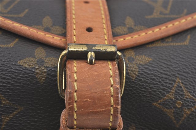 Auth Louis Vuitton Monogram Saumur 30 Shoulder Cross Body Bag M42256 LV J2115