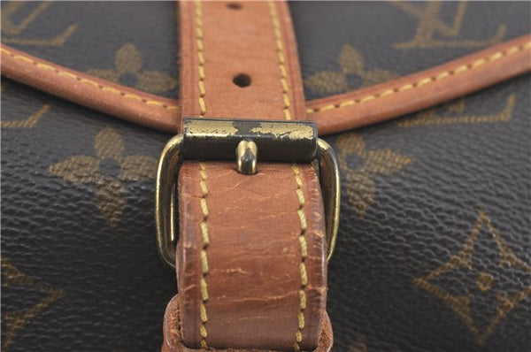 Auth Louis Vuitton Monogram Saumur 30 Shoulder Cross Body Bag M42256 LV J2115