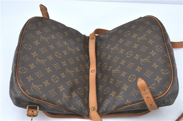 Auth Louis Vuitton Monogram Saumur 30 Shoulder Cross Body Bag M42256 LV J2115