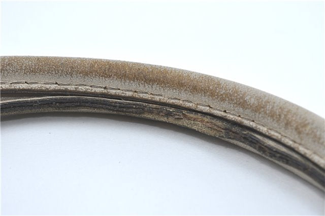 Authentic GUCCI Guccissima GG Leather Shoulder Tote Bag 197953 White J2116