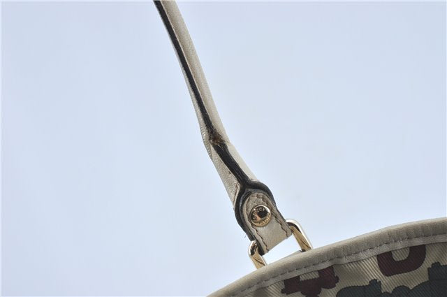 Authentic GUCCI Guccissima GG Leather Shoulder Tote Bag 197953 White J2116