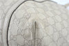 Authentic GUCCI Guccissima GG Leather Shoulder Tote Bag 197953 White J2116