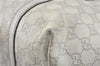 Authentic GUCCI Guccissima GG Leather Shoulder Tote Bag 197953 White J2116