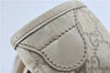 Authentic GUCCI Guccissima GG Leather Shoulder Tote Bag 197953 White J2116