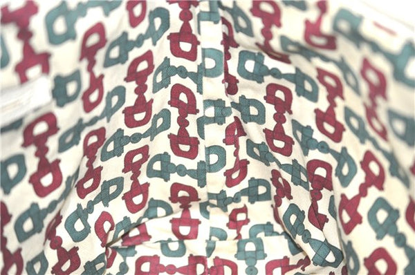 Authentic GUCCI Guccissima GG Leather Shoulder Tote Bag 197953 White J2116