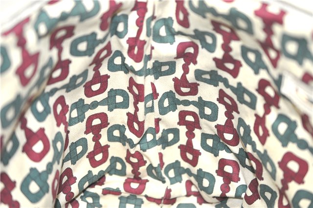 Authentic GUCCI Guccissima GG Leather Shoulder Tote Bag 197953 White J2116