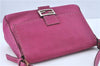 Auth FENDI Selleria Mamma Baguette Shoulder Hand Bag Purse Leather Pink J2124